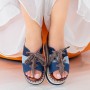 Sandale Dama cu Platforma GZXY3 Blue Mei