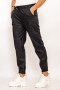 Pantaloni Dama din piele ecologica 10601 Negru Fashion