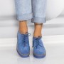 Pantofi Casual Dama DS18 Albastru Mei