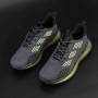 Pantofi Sport Barbati U0638-5 Gri inchis-Verde fluorescent Eumax