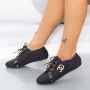 Pantofi Casual Dama 606-3 Negru Mei