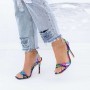 Sandale Dama cu Toc subtire XKK307 Multicolor Mei