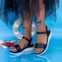 Sandale Dama cu Platforma FS37 Negru Mei