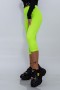 Colanti Dama trei sferturi HC10 Verde neon (R08) Fashion