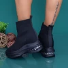 Pantofi Sport Dama cu Platforma MX302 Negru Mei