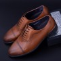 Pantofi Barbati F066-023 Brown Mei