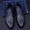 Pantofi Barbati din piele naturala Y079-02F Negru Mei