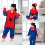 Pijama dintr-o bucata pentru copii Spider-Man GALA21-928 Albastru-Rosu Galasun