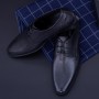 Pantofi Barbati din piele naturala QF576-K51 Black (M45) Stephano