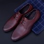Pantofi Barbati din piele naturala QF576-K51 Red (M45) Stephano