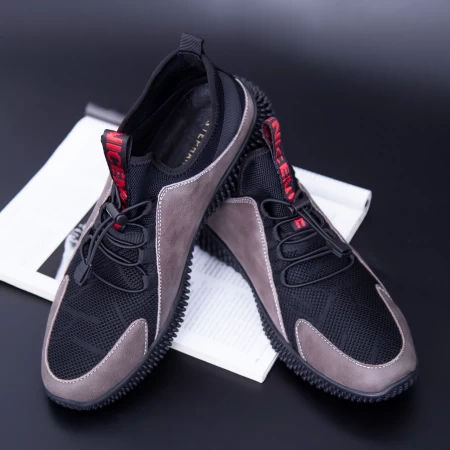 Pantofi Sport Barbati 8801 Grey » MeiShop.Ro