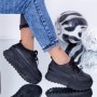 Pantofi Sport Dama cu Platforma KDN21 Negru Mei
