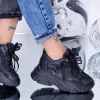 Pantofi Sport Dama cu Platforma WL165 Negru Mei