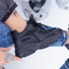 Pantofi Sport Dama cu Platforma WL165 Negru Mei