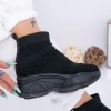 Pantofi Sport Dama cu Platforma WL131A Negru Mei