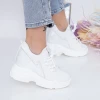 Pantofi Sport Dama cu Platforma WL183 Alb Mei
