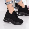 Pantofi Sport Dama cu Platforma MX352A Negru Mei