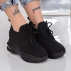 Pantofi Sport Dama cu Platforma MX352A Negru Mei
