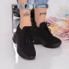 Pantofi Sport Dama cu Platforma MX352A Negru Mei