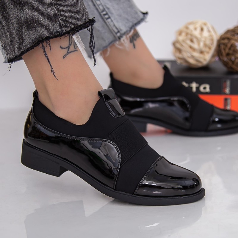Pantofi Casual Dama A7117 Negru Fashion