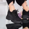 Pantofi Sport Dama cu Platforma WL183 Negru Mei