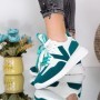Pantofi Sport Dama MU10-101 Alb-Verde Fashion