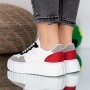 Pantofi Sport Dama MU21 Alb-Negru Fashion