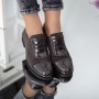 Pantofi Casual Dama H22 Gri Fashion