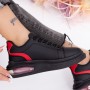 Pantofi Sport Dama XJ21 Negru-Rosu Mei