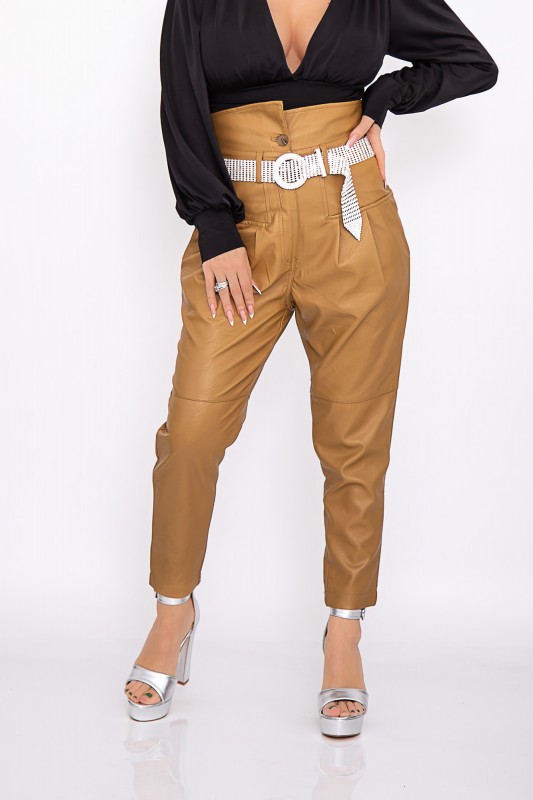 Pantaloni Dama B101 Maro deschis (G73) Fashion