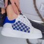 Pantofi Sport Dama WL229 Alb-Albastru Mei