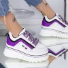Pantofi Sport Dama cu Platforma 2018 Mov Mei