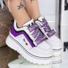 Pantofi Sport Dama cu Platforma 2018 Mov Mei