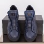 Pantofi Sport Barbati din piele naturala 90985 Albastru inchis F.Gerardo