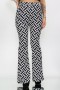 Pantaloni Dama 2614-5 Negru-Alb Fashion