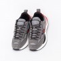 Pantofi Sport Barbati HF01-2 Gri inchis-Rosu Fashion