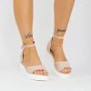 Sandale Dama cu Platforma LM358 Bej Mei