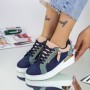 Pantofi Sport Dama C2041 Albastru-Roz Fashion