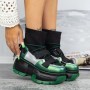 Pantofi Sport Dama cu Platforma 2W250 Verde Mei