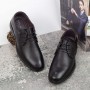 Pantofi Barbati din piele naturala  91785 Negru Mels
