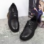 Pantofi Barbati din piele naturala  806003 Negru Mels