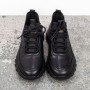 Pantofi Sport Barbati din piele naturala M01902 Negru Franco Gerardo