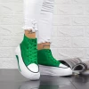 Pantofi Sport Dama cu Platforma 2XJ61 Verde Mei