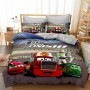 Lenjerie de pat din finet 6 piese cu imprimeu HS179 Home Style