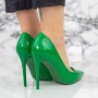 Pantofi Stiletto 2YZ1 Verde Mei
