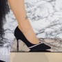Pantofi Stiletto 2DC7 Negru Mei