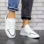 Pantofi Sport Dama 952 Alb-Negru Fashion