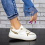 Pantofi Sport Dama 508 Kaki-Bej Fashion