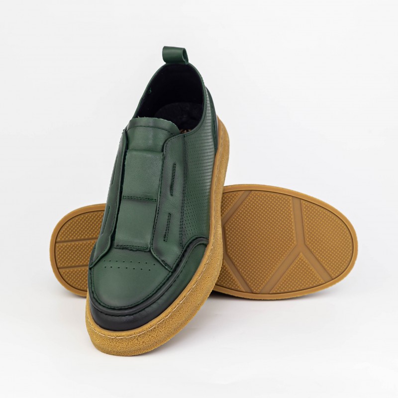 Pantofi Casual Barbati 8689 Verde Franco Gerardo
