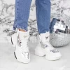 Pantofi Sport Dama cu Platforma K08 Alb Mei